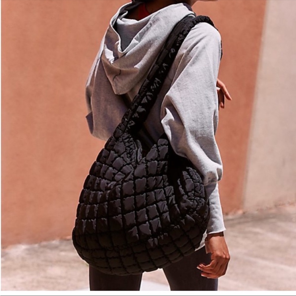 Free People Movement Black Quilted Carryall🖤🖤